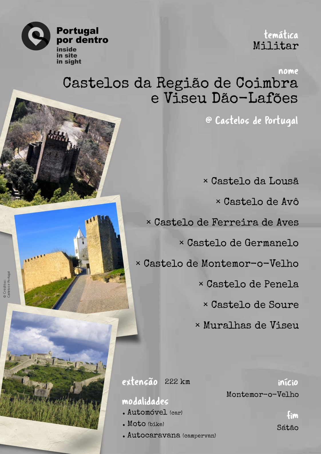 Castelos da Região de Coimbra e Viseu Dão-Lafões