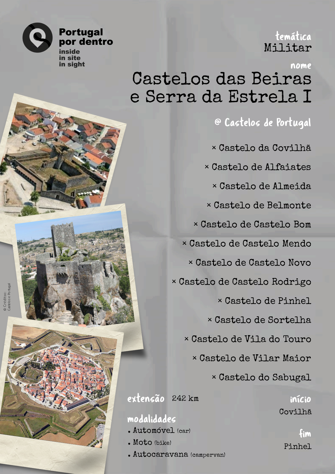 Castelos das Beiras e Serra da Estrela I