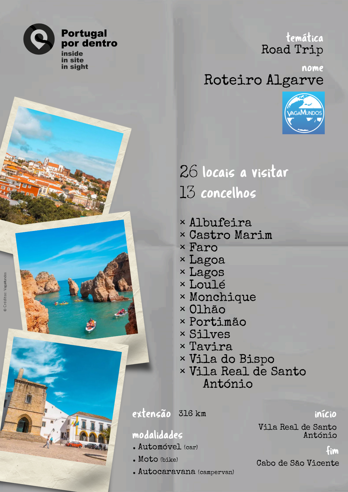 Roteiro Algarve