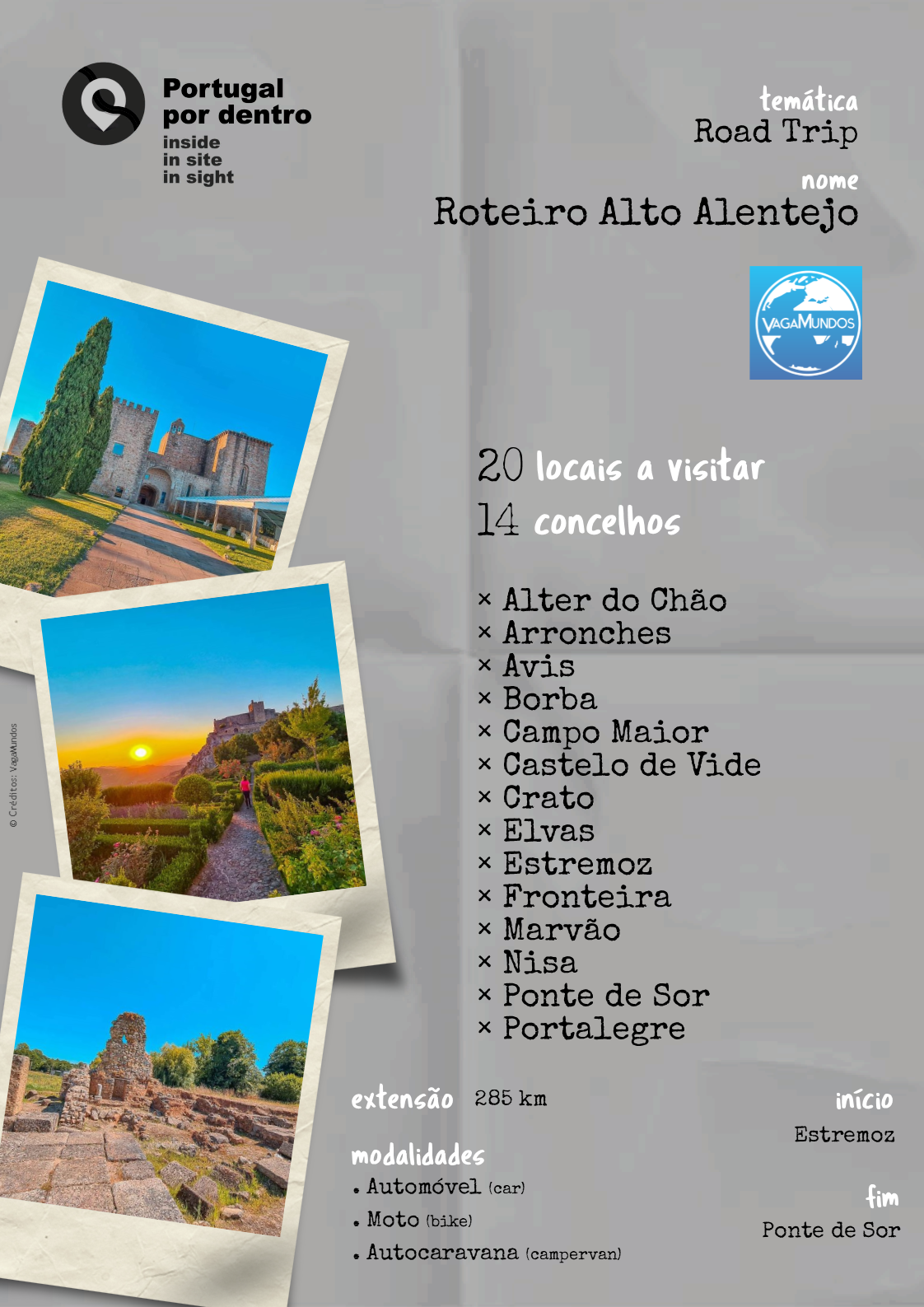 Roteiro Alto Alentejo