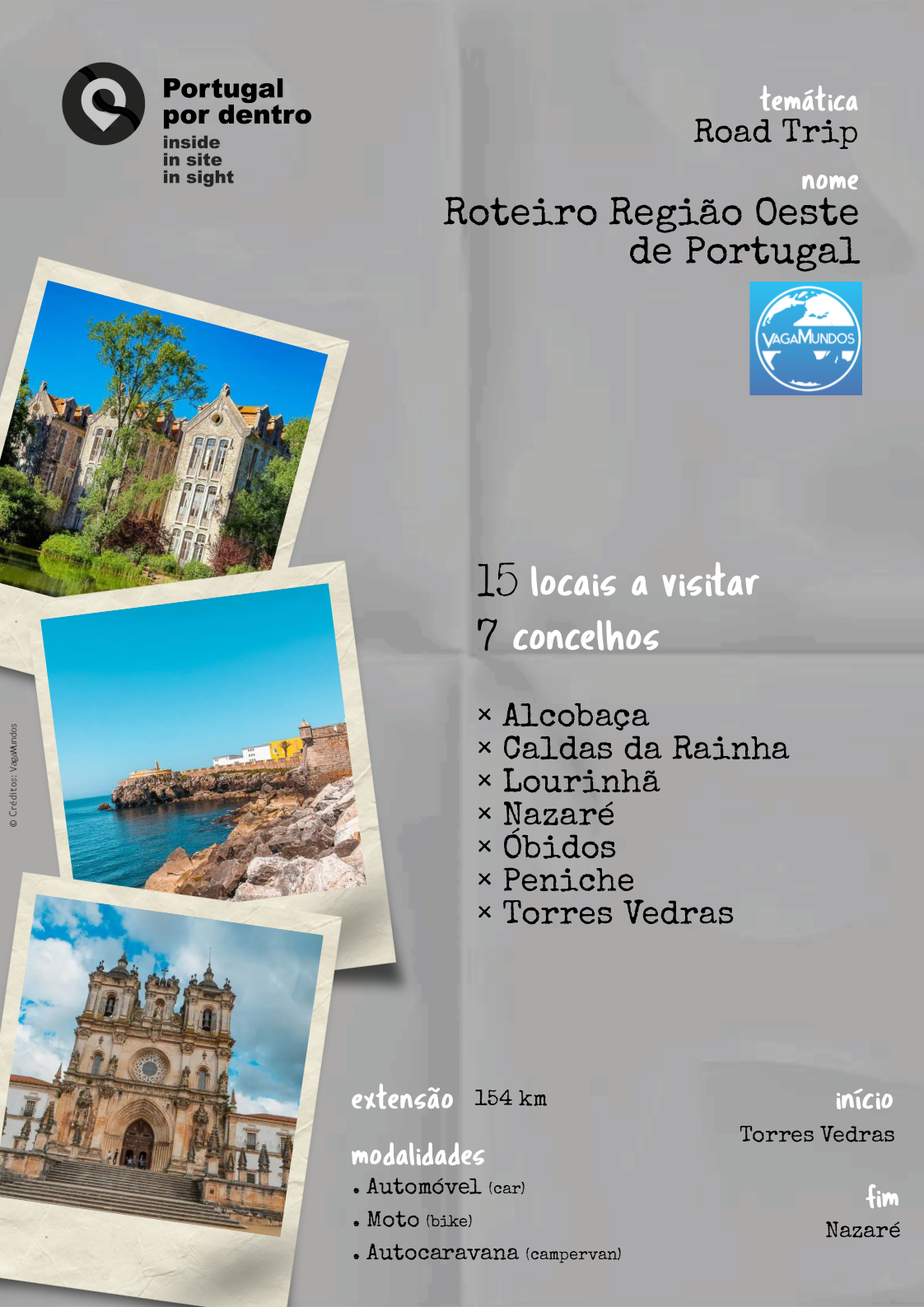 Roteiro Região Oeste de Portugal